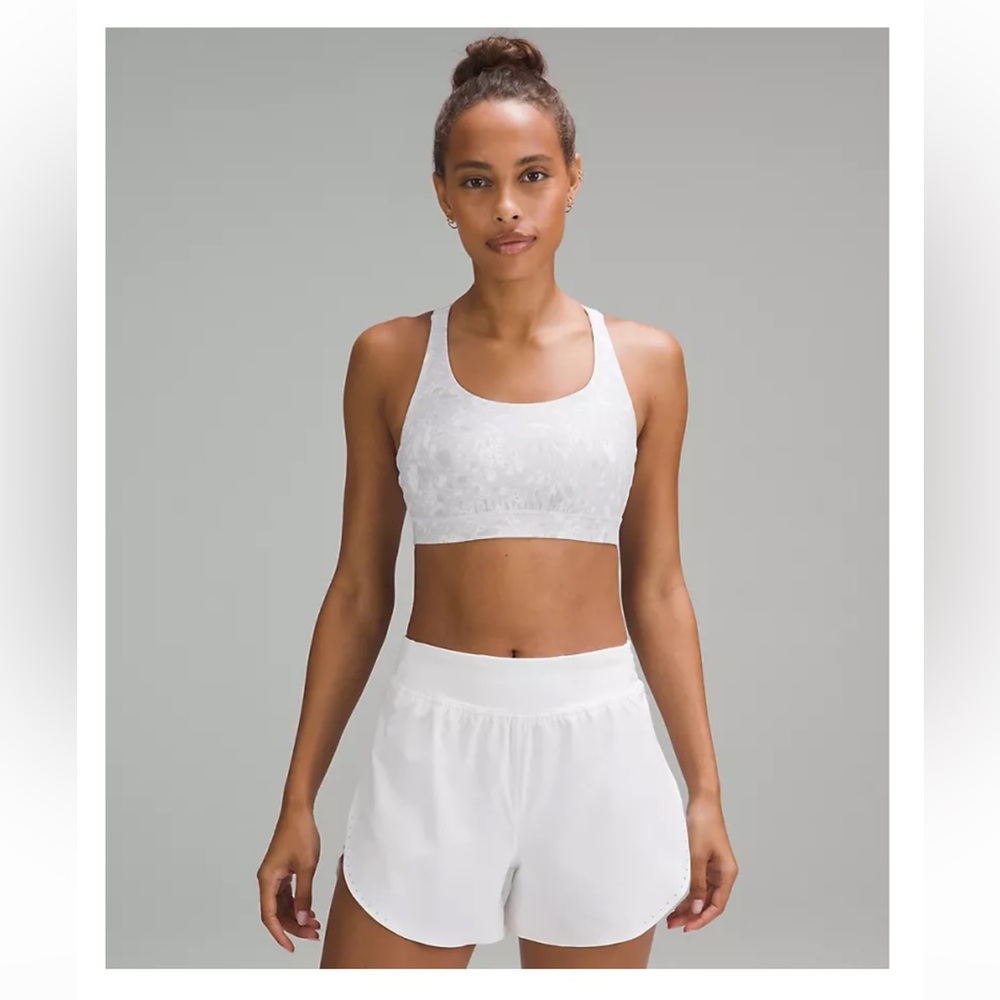 Lululemon terrazzo marble/silver ice multi energy bra